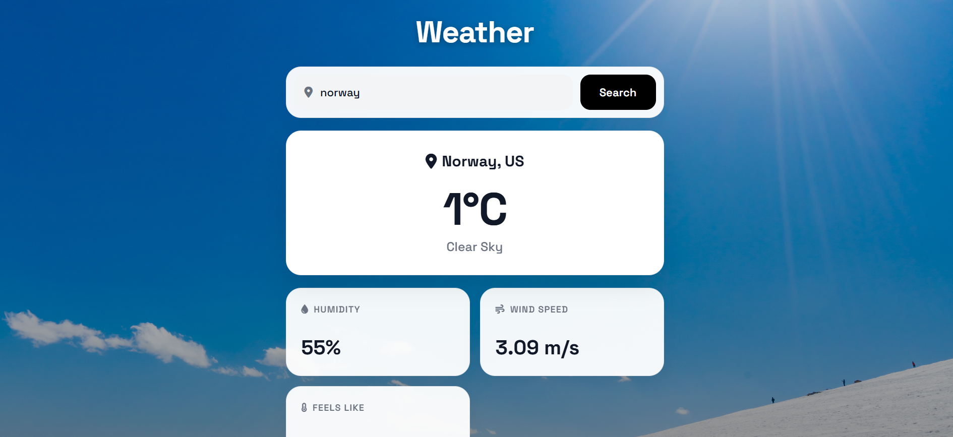 Weather Checker App Preview